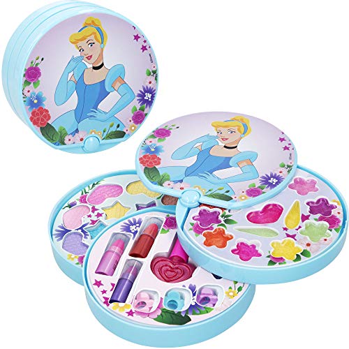 Disney - Set maquillaje Princesas Disney para niños y niñas, Pintauñas niñas Manicura juguete (77210)