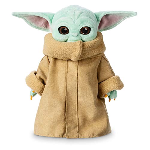 Disney Store: Peluche de Grogu, The Mandalorian, Star Wars, 25 cm, Peluche con la túnica clásica y rasgos faciales Bordados, Adecuado para Todas Las Edades