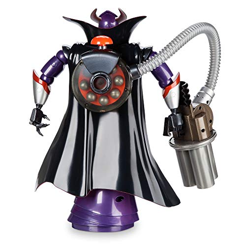 Disney Store: Zurg, Figura de acción de Toy Story con Voz e interactiva, más de 14 Frases en inglés, interactúa con Otras Figuras y Juguetes, Boca y Ojos Que se iluminan al Hablar, Mayores de 3 años