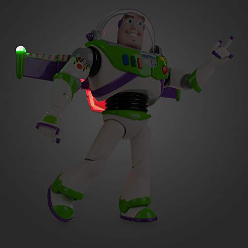 Disney Tienda Oficial Toy Story Buzz Lightyear Deluxe Muñeca de Juguete con Figura conversadora