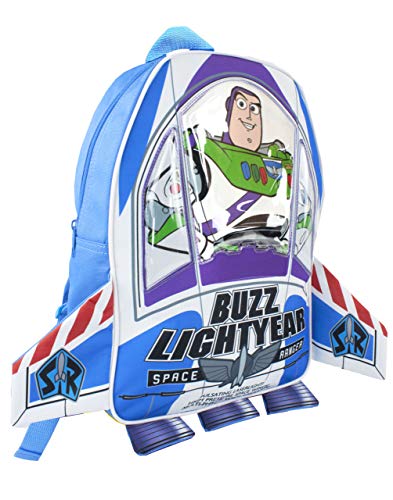 Disney Toy Story Niños mochila Buzz Lightyear 3D Rocket Rucksack Bolsa Un tamaño