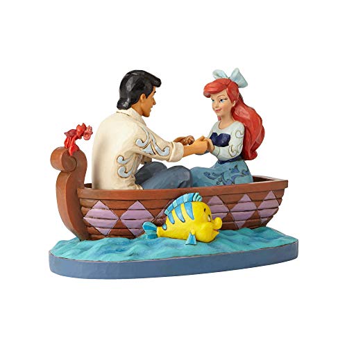 Disney Traditions, Figura de Ariel y Eric de "La Sirenita", para coleccionar, Enesco