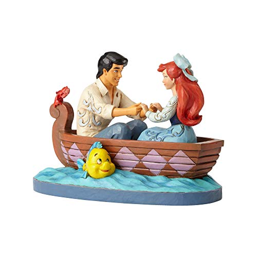 Disney Traditions, Figura de Ariel y Eric de "La Sirenita", para coleccionar, Enesco