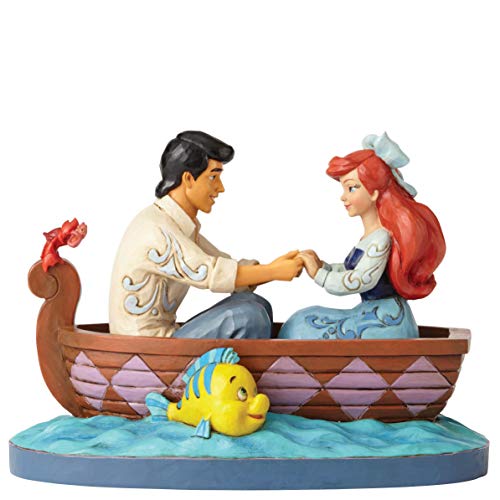 Disney Traditions, Figura de Ariel y Eric de "La Sirenita", para coleccionar, Enesco