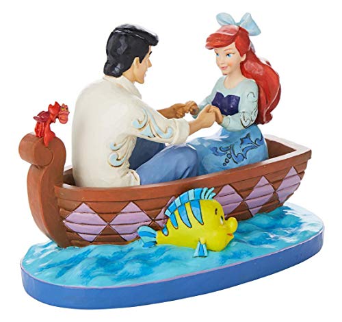 Disney Traditions, Figura de Ariel y Eric de "La Sirenita", para coleccionar, Enesco