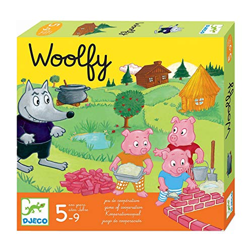 Djeco-DJ08427 Juegos Educativos Woolfy, Multicolor (DJ8427)