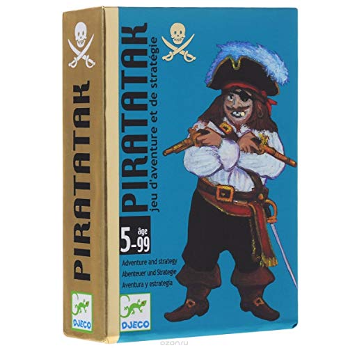 DJECO- Juegos de cartasJuegos de cartasDJECOCartas Pirataka, Multicolor (36)