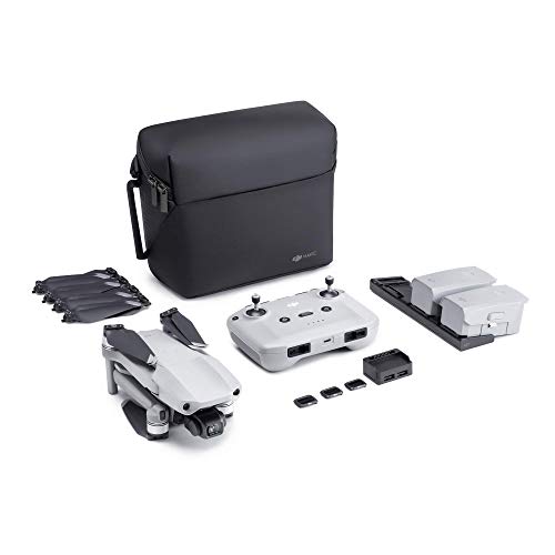 DJI Mavic Air Combo 2 Pack Drone Quadcopter UAV con Cámara de 48MP 4K Video 1/2 pulgadas CMOS Sensor de Cardán de 3 Ejes, Sin Tarjeta, Sin Care Refresh, Tiempo de Vuelo 34 min, ActiveTrack 3.0, Gris