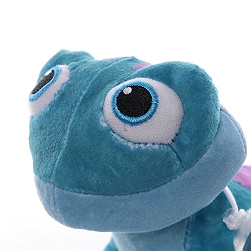 Dmitongz 17-27Cm Frozen 2 Peluches de Dibujos Animados para niños Elsa Olaf Toys Bruni Figurine Chameleon Key Colgante Salamander Plush Kids Regalo de cumpleaños