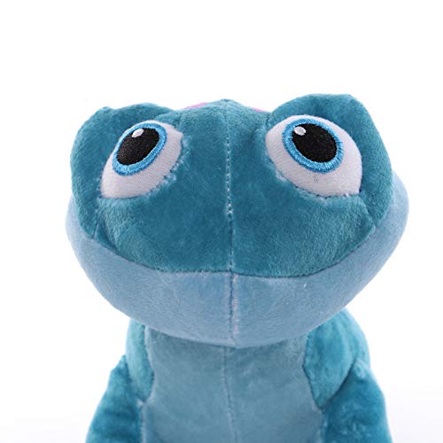 Dmitongz 17-27Cm Frozen 2 Peluches de Dibujos Animados para niños Elsa Olaf Toys Bruni Figurine Chameleon Key Colgante Salamander Plush Kids Regalo de cumpleaños