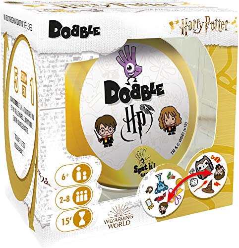 Dobble Harry Potter (edición 2021) - Asmodee Sociedad - Juego de observación, Cartas