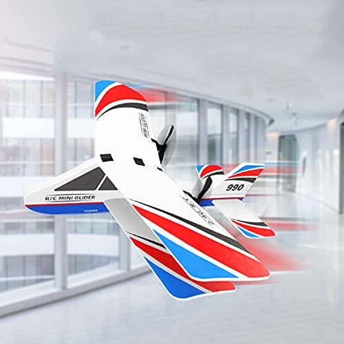 Doble Wings RC Plane Helicopter Control remoto Aeroplano Listo para volar Planes para adultos Electric Control Remoto Toy Regalo Juguete Adultos o Niños Avanzados mejorados con Propeller Saver