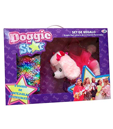 Doggie Star CK-03-DS Set y Diario Lentejuelas