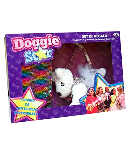 Doggie Star CK-03-DS Set y Diario Lentejuelas