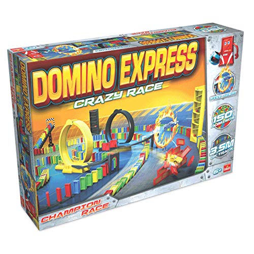 Dominó Express- Crazy Race, Multicolor (Goliath 81008) , color/modelo surtido