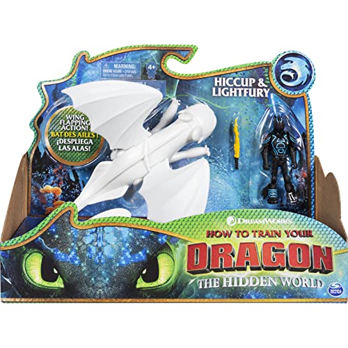 Dragons Dragon & Viking Hiccup/Lightfury - Figuras de juguete para niños (4 año(s), Niño/niña, Dibujos animados, Animales, Dragon Riders, 4559 pieza(s)) , color/modelo surtido