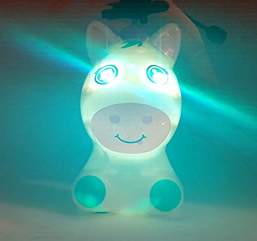 Dreamtoys Unicornio volador Pegasus con luz LED extrabrillante, amarillo, fácil de controlar con la mano, juguete para niñas pequeñas y grandes, gran regalo de cumpleaños