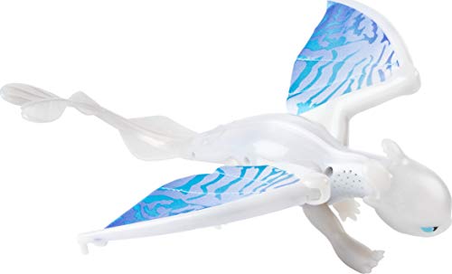 Dreamworks Dragons Lightfury Deluxe Dragon con Luces y Sonidos, para niños de 4 años en adelante