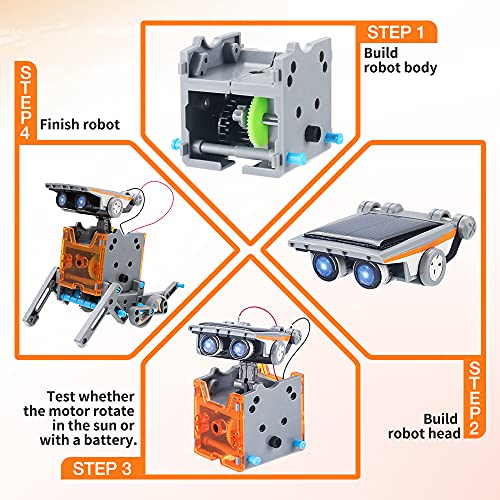 Dreamy Cubby Stem Toys Kit de Robot Solar para Niños de 8 Años 12 en1Educativo de Aprendizaje de Ciencias de Construcción con Alicates para Niños de 8 a 12 Años