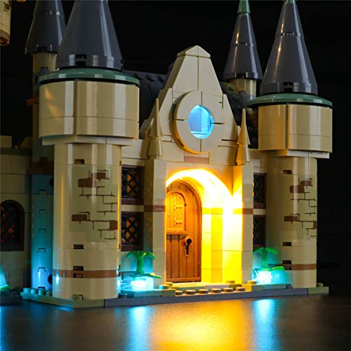 EDCAA Kit de iluminación LED para Harry Potter Hogwarts Castle Astronomy Tower Toy compatible con Great Hall y Whomping Willow Sets compatible con Lego 75969 (no incluido)