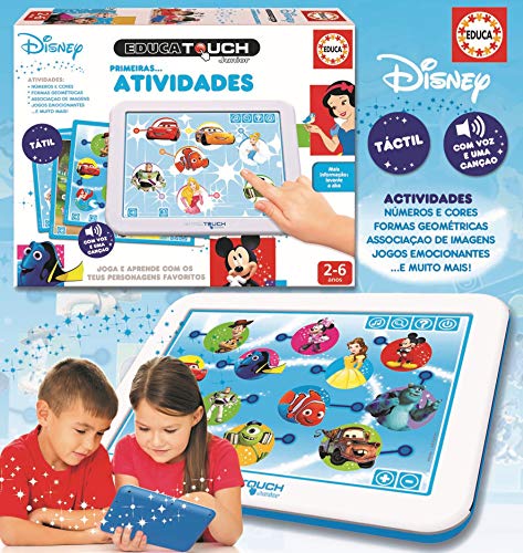 Educa 17951 Touch Junior Primeiras atividades Jogue e aprenda com os personagens da Disney. + 3 años. Ref