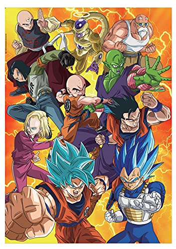 Educa 19009 Dragon Ball Super. Personajes. Puzzle de 500 Piezas, a Partir de 10 años, Multicolor