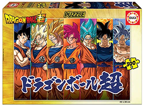 Educa 19188 Dragon Ball Super. Puzzle de 300 Piezas de Goku. A Partir de 8 años, Multicolor