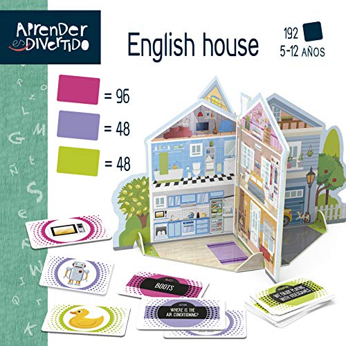 Educa - Aprender es Divertido: English House: Aprende inglés Juego Educativo para niños, a Partir de 5 años (18705)