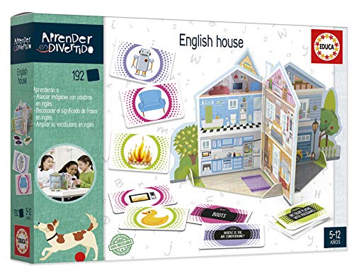 Educa - Aprender es Divertido: English House: Aprende inglés Juego Educativo para niños, a Partir de 5 años (18705)