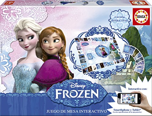 Educa Borrás- Disney Frozen Juego de Mesa, 2 X 100 Piezas (16219)