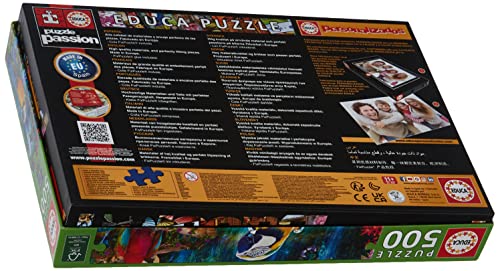 Educa Borras - Genuine Puzzles, Puzzle 500 piezas, Paraiso tropical (15512)