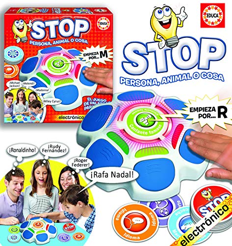 Educa Borrás Stop. Persona, Animal o Cosa, Juego de Mesa (16589) , color/modelo surtido