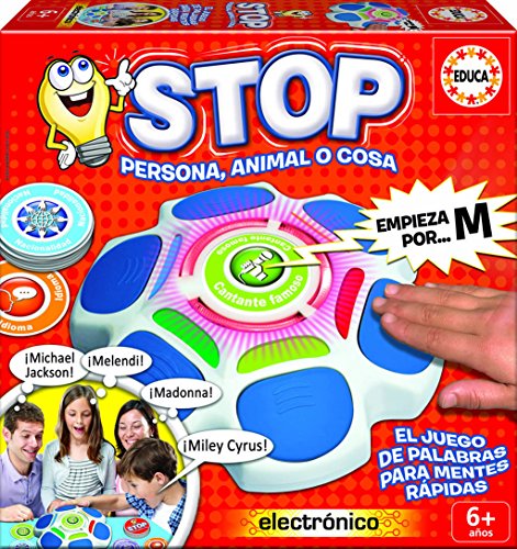 Educa Borrás Stop. Persona, Animal o Cosa, Juego de Mesa (16589) , color/modelo surtido