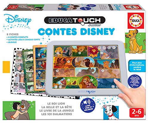 Educa Borrás Touch Disney Cuentos Juego Educativo, 17797, Multicolor