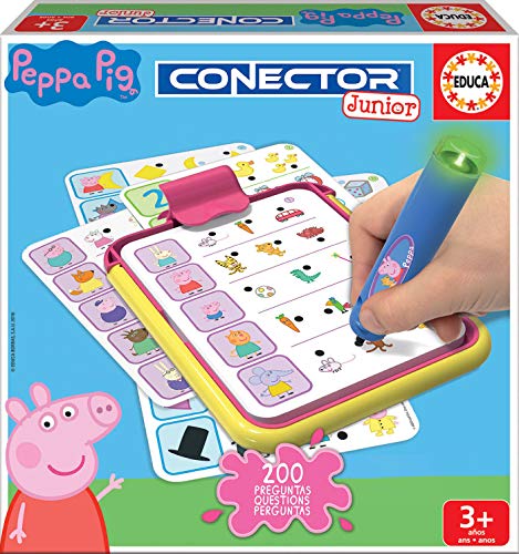 Educa - Conector Junior Peppa Pig Juego Educativo, Multicolor (16230)