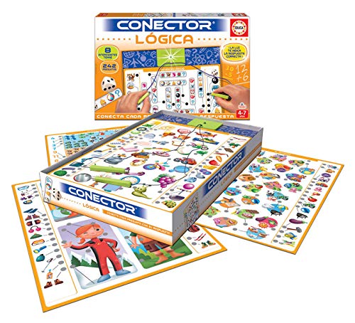 Educa - Conector Lógica Juego Educativo para Niños, Multicolor (17201)