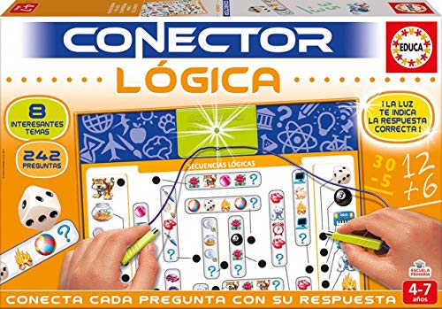 Educa - Conector Lógica Juego Educativo para Niños, Multicolor (17201)