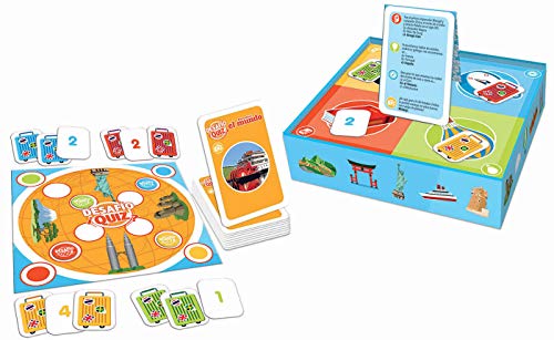 Educa - Desafio Quiz-Descubrir el Mundo Juego de Mesa, Multicolor (18218)