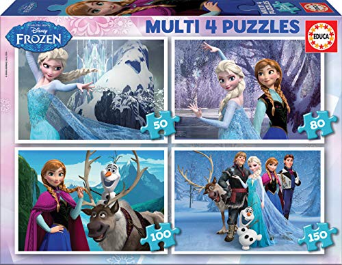 Educa - Frozen Conjunto de Puzzles, Multicolor (16173)