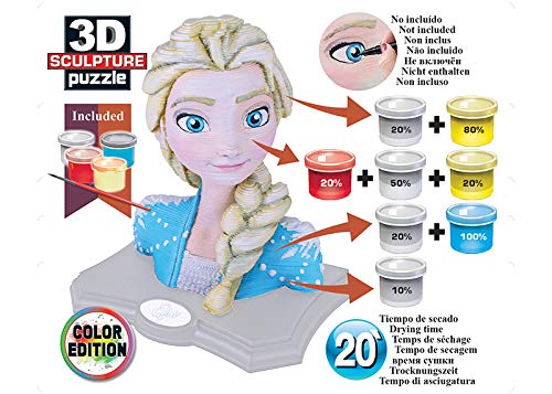 Educa - Frozen II 3D Sculpture Puzzle, Multicolor (18374)