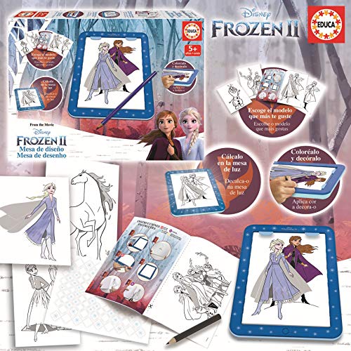 Educa - Frozen II Mesa de Diseño, Multicolor (18369)