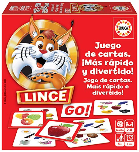 Educa - Lince Go Juego de Mesa para Niños, Multicolor (18712)