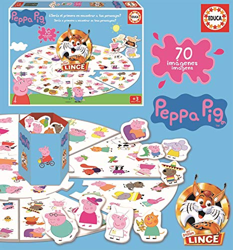 Educa - Lince Peppa Pig Juego Educativo para Niños, Multicolor (18509)