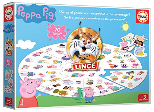 Educa - Lince Peppa Pig Juego Educativo para Niños, Multicolor (18509)