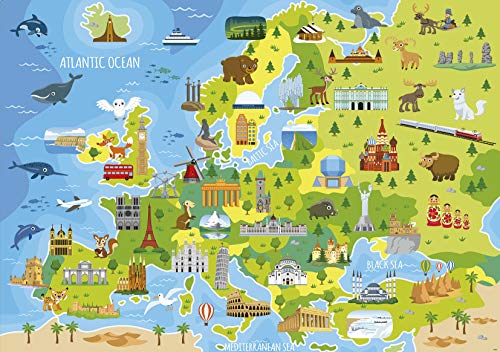 Educa - Mapa Europa Puzzle, 150 Piezas, Multicolor (18607)