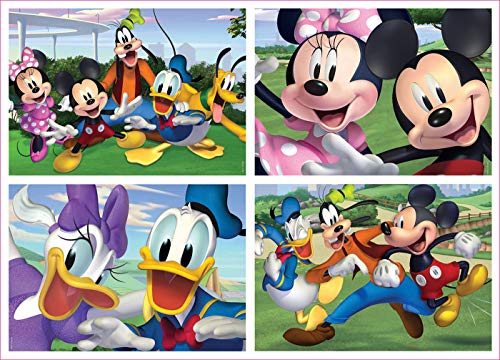 Educa - Mickey & Friends Multi 4 Junior Puzzles, Multicolor (18627)