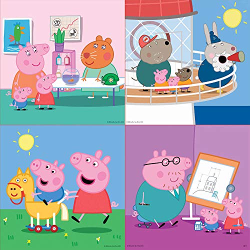 Educa - Peppa Pig Conjunto de Puzzles Progresivos, Multicolor, unica (16817)