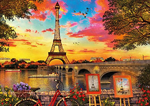 Educa - Puesta de Sol en París Puzzle, 3 000 Piezas, Multicolor (17675)