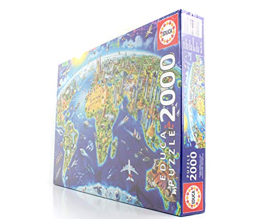 Educa - Símbolos del Mundo Puzzle, 2000 Piezas, Multicolor (17129)