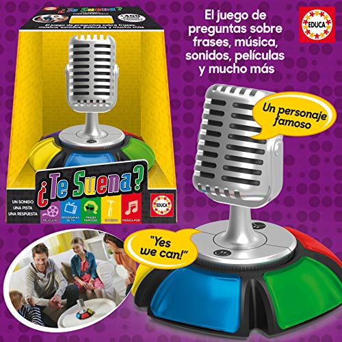 Educa - Te Suena, Juego de mesa familiar de música, a partir de 8 años (17440) , color/modelo surtido